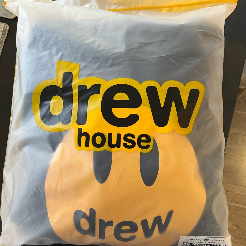 Authentic black Drew house mascot hoodie (with confirmation authentic receipt)